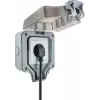 Zásuvka Schwaiger SOAD0100 sivá IP66 230V 16A