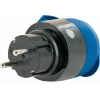 Zásuvka Schwaiger SOAW0044 modrá sivá IP44 230V 16A