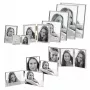 Dvojitý fotorámik Walther Chloe WD219VS, 2 x 9 x 13 cm, strieborný, na šírku