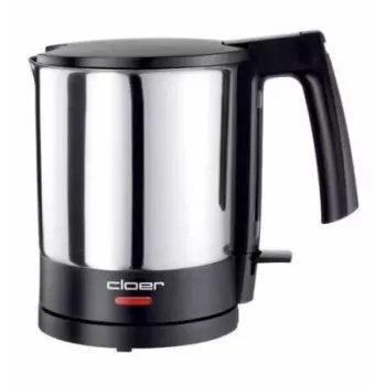 Elektrická rýchlovarná kanvica Cloer 4710 1,5 l 1800 W čierna nerezová oceľ