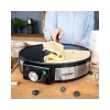 Prístroj na palacinky Cloer 6630 2 palacinky čierny nerezová oceľ 30 cm