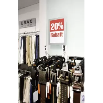 Samolepiaci držiak na dokumenty Durable DURAFRAME A5, strieborný, balenie po 2 ks