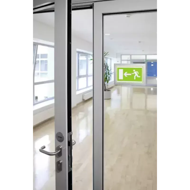 Samolepiaci držiak na dokumenty Durable DURAFRAME A5, strieborný, balenie po 2 ks