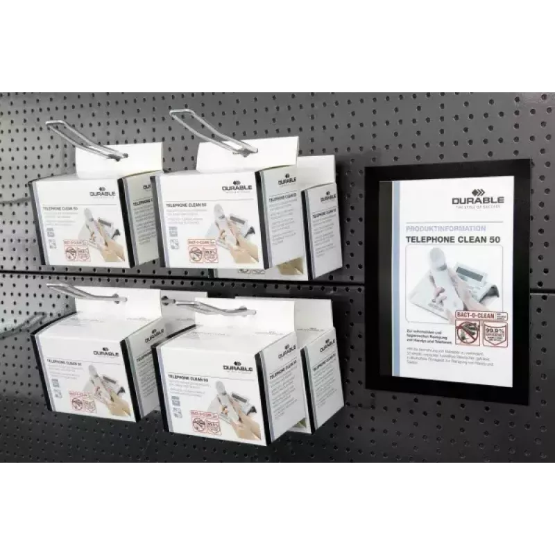 Magnetický rám Durable DURAFRAME A5 čierny