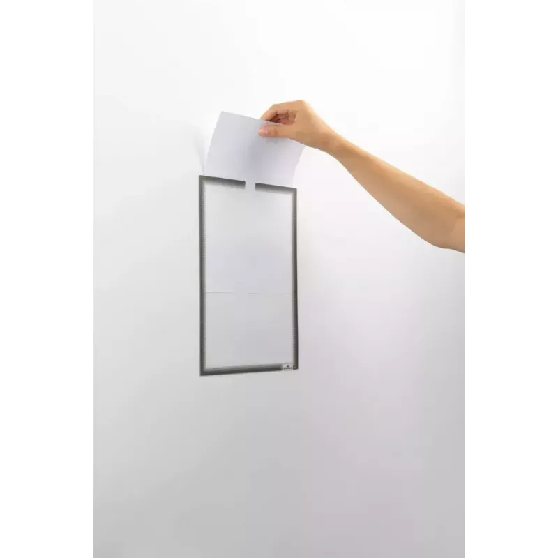 Držiak dokumentov Durable 400657 A4 sivý 236x323 mm 5 kusov