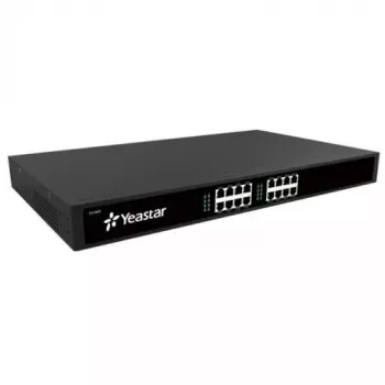 Yeastar TA1600 brána/riadiace zariadenie 10 100 Mbit/s čierna rack 1U