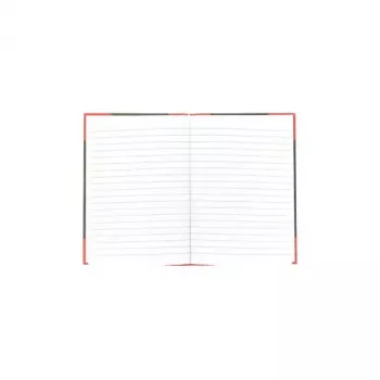 Zápisník Bantex 100302813 — A5, 96 listov, linajkovaný, 70 g/m², pevná väzba, čierna/červená