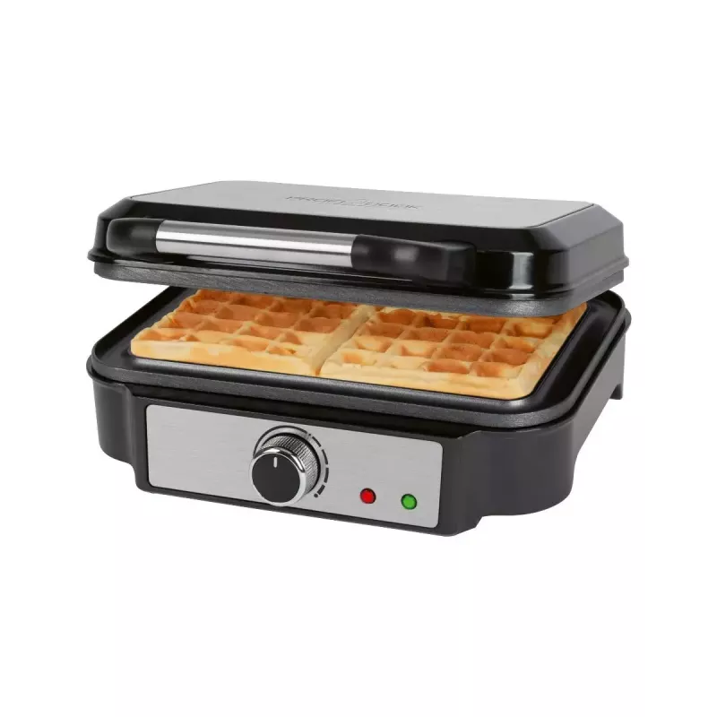 Waflovač ProfiCook PC-WA 1240 2 wafle 1000 W čierna nerez