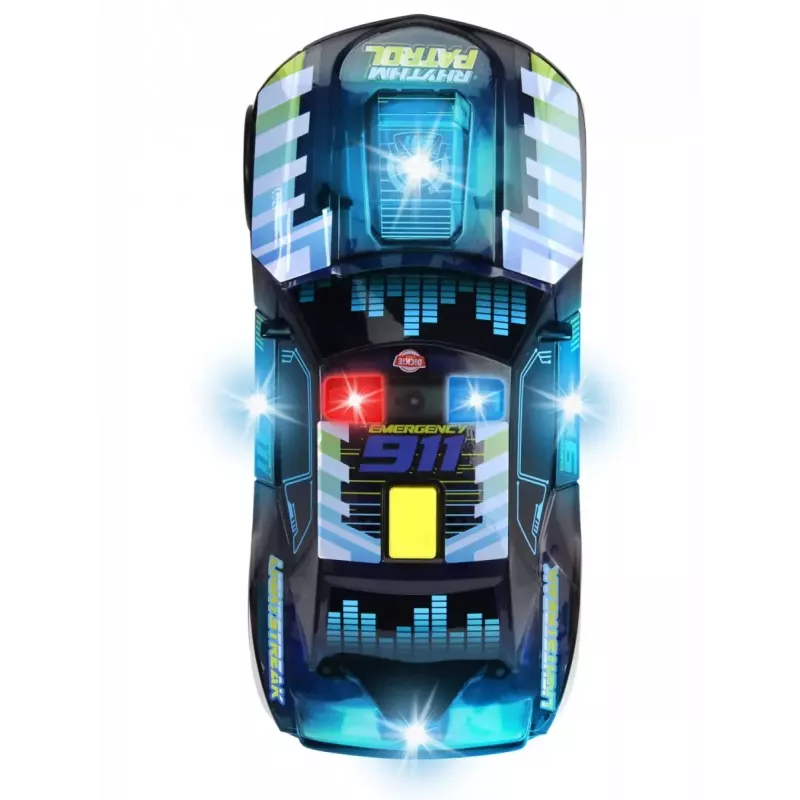 Auto Dickie Toys Rhythm Patrol viacfarebné 3 roky AA batérie