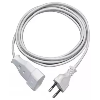 Predlžovací napájací kábel REV H03VVH2-F 2x0,75 mm²