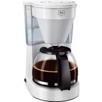Prekvapkávací kávovar MELITTA 1023-01 — plne automatický, mletá káva, kanvica na 10 šálok, 1050 W, biela