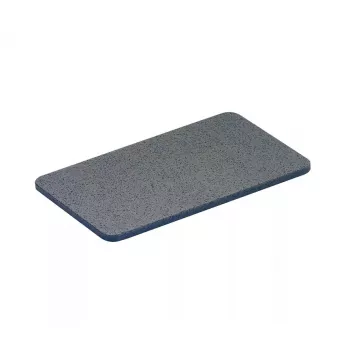 Raňajková doska Zassenhaus 25 x 16 cm, plast, tmavosivá