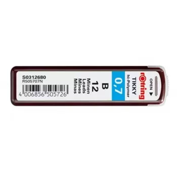 Grafitové tuhy Rotring Polymer Leads B 0,7 mm S0312680