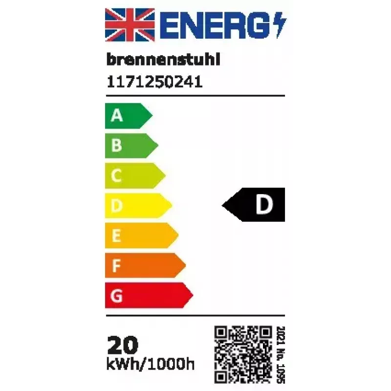 Reflektor Brennenstuhl 1171250241 čierna 20W LED IP65