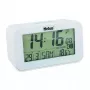 Budík Mebus 51461 biela LCD displej meranie teploty