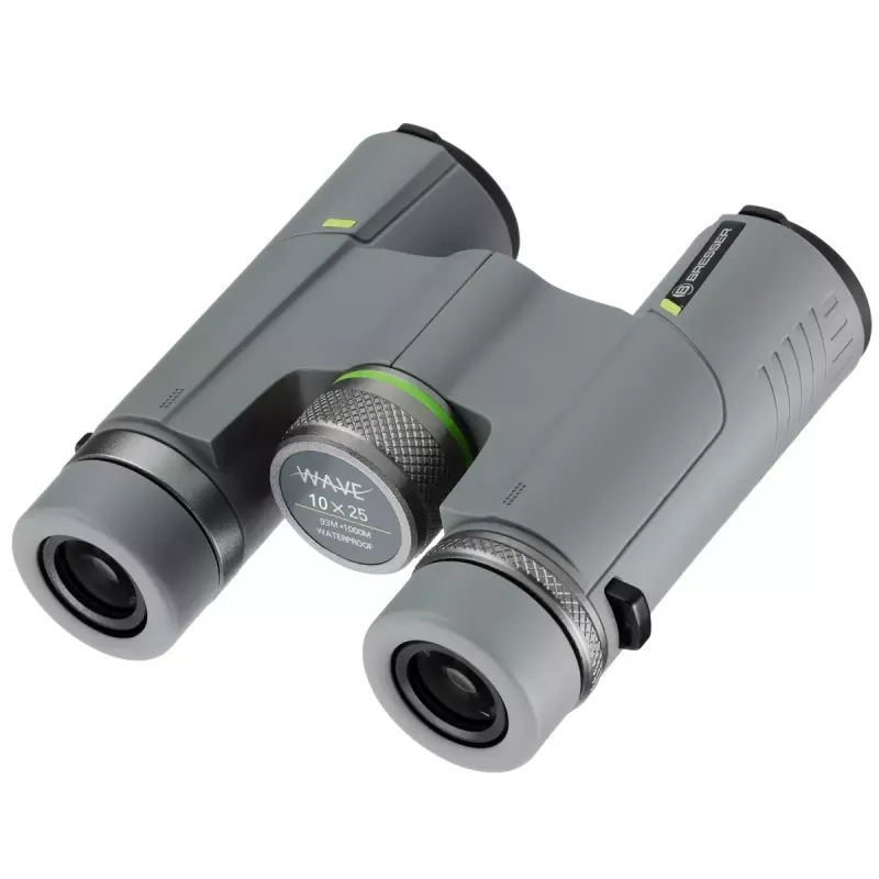 Ďalekohľad Bresser Optics Wave 10x25 BaK-4 sivý 10-násobné zväčšenie
