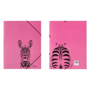Kartónový fascikel Pagna Save me A4 fuchsia 21658-34