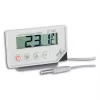 Elektronický izbový teplomer TFA-Dostmann 30.1034 — digitálny, -40–70 °C, presnosť 0,5 °C, batéria CR2032, biela