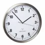 Nástenné/stolové hodiny TFA 60.3523.02 — okrúhle strieborné/biele, 305 mm, AA 1,5 V