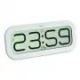 Digitálne hodiny TFA-Dostmann 60.4514 oválne biele LCD 321 mm