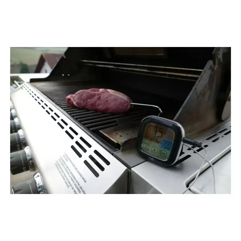 Digitálny BBQ teplomer na mäso tfa dostmann 14.1509.01 — batéria AAA, 72×72×25 mm