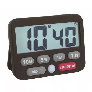 Digitálny kuchynský časovač TFA-Dostmann 38.2038.01 99 min čierna sivá červená biela