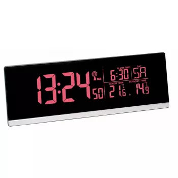 Digitálny budík TFA-Dostmann 60.2548.01 čierny na batérie