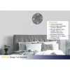 Nástenné hodiny TFA-Dostmann CONTOUR okrúhle sivé biele 35 cm
