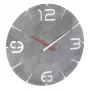 Nástenné hodiny TFA-Dostmann CONTOUR okrúhle sivé biele 35 cm