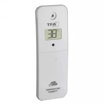 TFA-Dostmann VIEW METEO čierny na batérie Wi-Fi vlhkosť vzduchu 10-99%