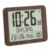 Digitálny budík TFA-Dostmann 60.4518.08 drevo LCD 433 MHz