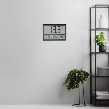 Digitálny budík TFA-Dostmann 60.4523.01 čierny LCD