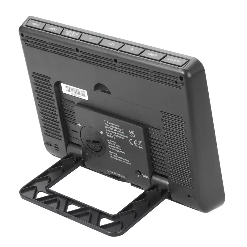 TFA-Dostmann View Pro čierny DC/batéria Wi-Fi anemometer teplomer hygrometer barometer