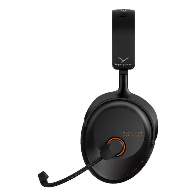 Headset Beyerdynamic MMX 230 — káblový a bezdrôtový, USB-C, Bluetooth, okolo uší, 20–20000 Hz, 1,8 m kábel, čierny