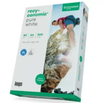 Kancelársky papier A4 inapa-tecno recyconomic čistobiela 80 g 500 listov