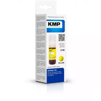 Atramentová patróna KMP E185 kompatibilná žltá