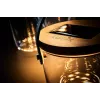 Stolová lampa Krinner LUMIX Deco Glass Basic LED transparentná bambus sklo