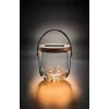 Stolová lampa Krinner LUMIX Deco Glass Basic LED transparentná bambus sklo