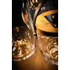 Stolová lampa Krinner LUMIX Deco Glass Basic LED transparentná bambus sklo