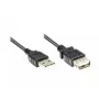 USB kábel Alcasa 2511-OF5S USB 2.0 5 m čierny