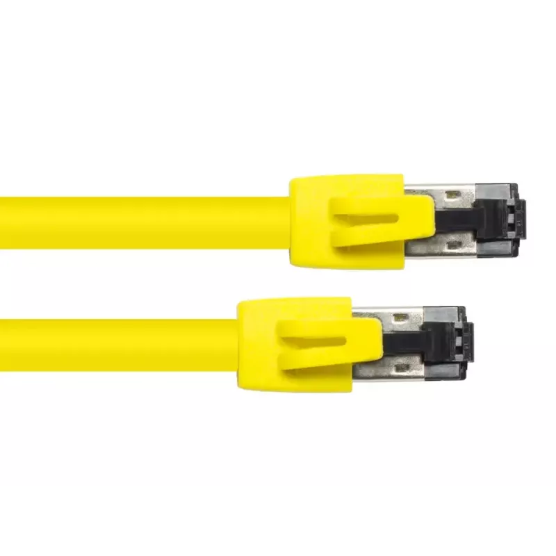 Sieťový kábel Alcasa 8080-150Y žltý 15 m Cat8.1 S/FTP