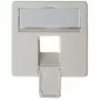 Predný panel 50×50 mm pre AMJ45 8/8 UP/O, Telegärtner, alpská biely