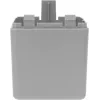 LNB TechniSat UNYSAT 11,7–12,75 GHz, F konektor, feedhorn Ø4 cm, 140 mA, sivá