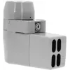 LNB TechniSat UNYSAT 11,7–12,75 GHz, F konektor, feedhorn Ø4 cm, 140 mA, sivá