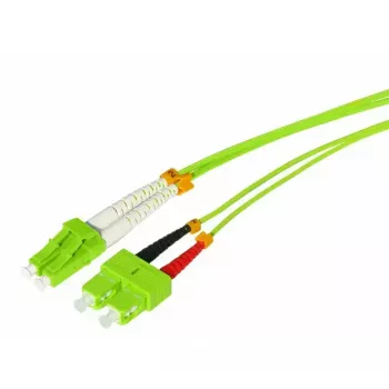 Optický kábel Tecline 796LS00 LC SC OM5 0,5 m svetlozelená