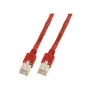 Sieťový kábel EFB Elektronik RJ45 S/UTP Cat5e RJ-45 RJ-45 3 m červený