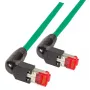 Sieťový kábel EFB Elektronik K4137GN.1.5 RJ-45 Cat6a 1,5 m zelený
