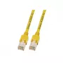 Sieťový kábel EFB Elektronik K8015.1 RJ-45 Cat5e 1 m žltý