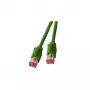 Sieťový kábel EFB Elektronik RJ45 S/FTP Cat6a zelený 20 m