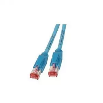 Sieťový kábel EFB Elektronik RJ45 S/FTP Cat6a RJ-45 0,5 m modrý